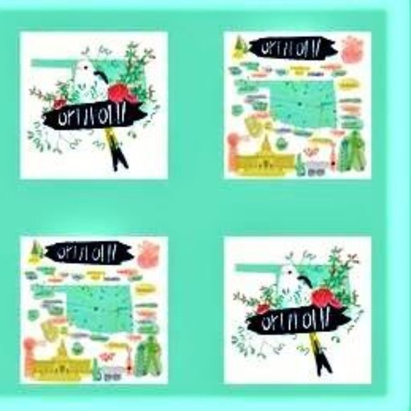 Oklahoma 100% Cotton Fabric Wall or Quilt Panel - Picture 3 of 3